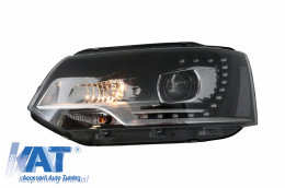 Faruri LED Dayline compatibil cu VW Transporter T5 (2010-2015) Xenon Look-image-6034241