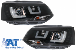 Faruri LED Dayline compatibil cu VW Transporter T5 (2010-2015) Xenon Look-image-6037474