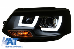 Faruri LED Dayline compatibil cu VW Transporter T5 (2010-2015) Xenon Look-image-6037656