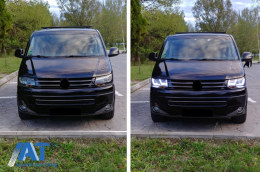 Faruri LED Dayline compatibil cu VW Transporter T5 (2010-2015) Xenon Look-image-6083071