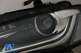 Faruri LED DRL compatibil cu Audi A4 B8.5 Facelift  (2012-2015) Negru-image-6083833