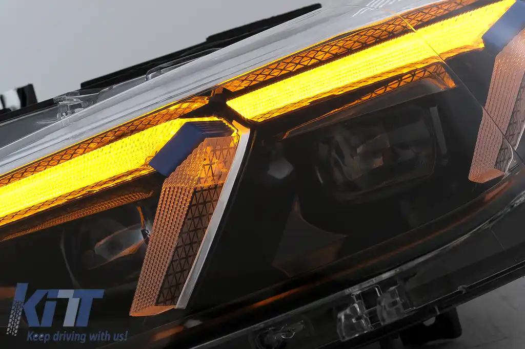 Faruri LED DRL compatibil cu BMW 3 Series F30 F31 Sedan Touring (10.2011-2019) Upgrade la G20 2024 Design pentru Xenon-image-6105719