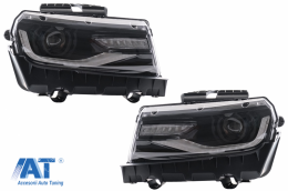 Faruri LED DRL compatibil cu Chevrolet Camaro (2014-2015) cu Semnal Dinamic Conversie la 2016+-image-6068709
