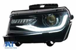 Faruri LED DRL compatibil cu Chevrolet Camaro (2014-2015) cu Semnal Dinamic Conversie la 2016+-image-6068712