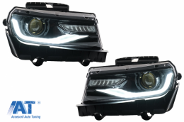 Faruri LED DRL compatibil cu Chevrolet Camaro (2014-2015) cu Semnal Dinamic Conversie la 2016+-image-6068713