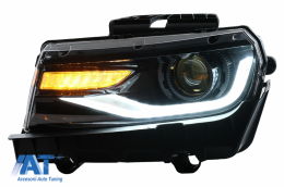 Faruri LED DRL compatibil cu Chevrolet Camaro (2014-2015) cu Semnal Dinamic Conversie la 2016+-image-6068716