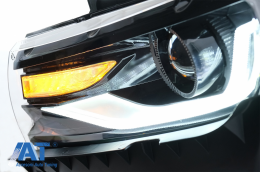 Faruri LED DRL compatibil cu Chevrolet Camaro (2014-2015) cu Semnal Dinamic Conversie la 2016+-image-6068718