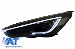 Faruri LED DRL compatibil cu Ford Focus III Mk3 Facelift (2015-2017) Bi-Xenon Design Semnalizare Dinamica-image-6033043