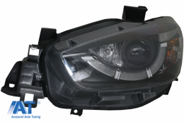 Faruri LED DRL compatibil cu Mazda CX5 Prefacelift (2011-2015) Black Xenon-image-6067877
