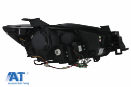 Faruri LED DRL compatibil cu Mazda CX5 Prefacelift (2011-2015) Black Xenon-image-6067879