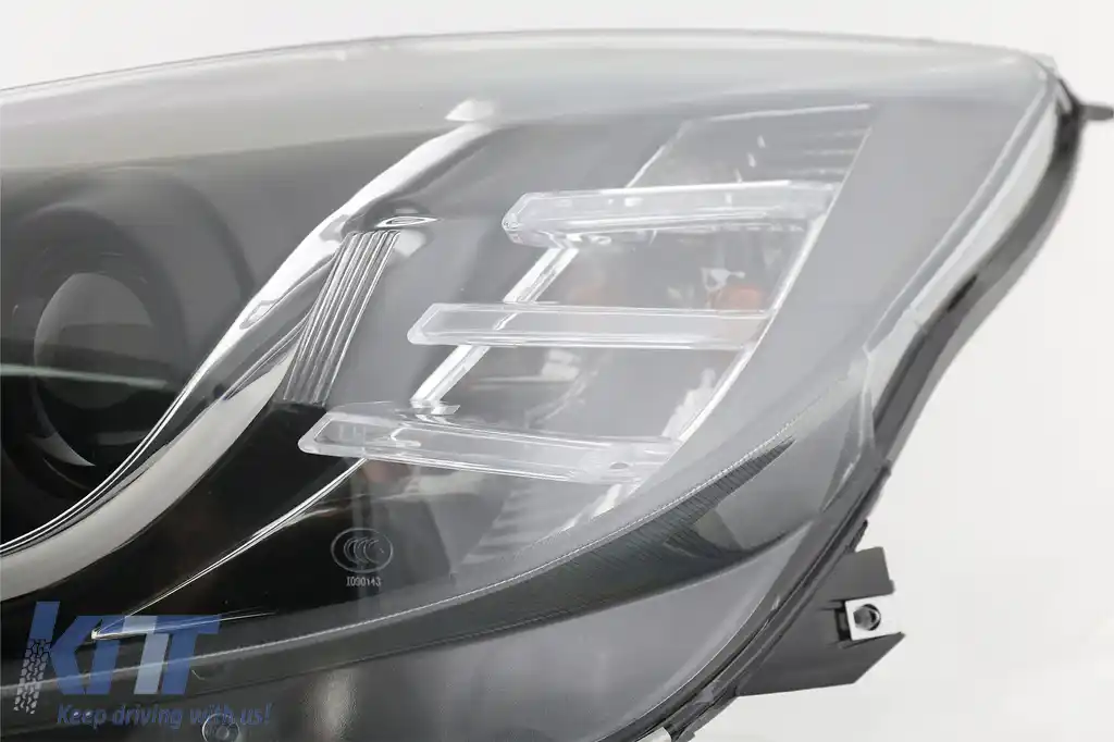 Faruri LED DRL compatibil cu Opel Insignia (2008-2012) Negru-image-65578