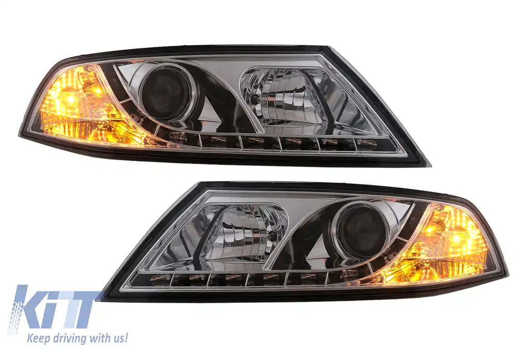 Faruri LED DRL compatibil cu Skoda Octavia II (03.2004-2008) Crome-image-43552