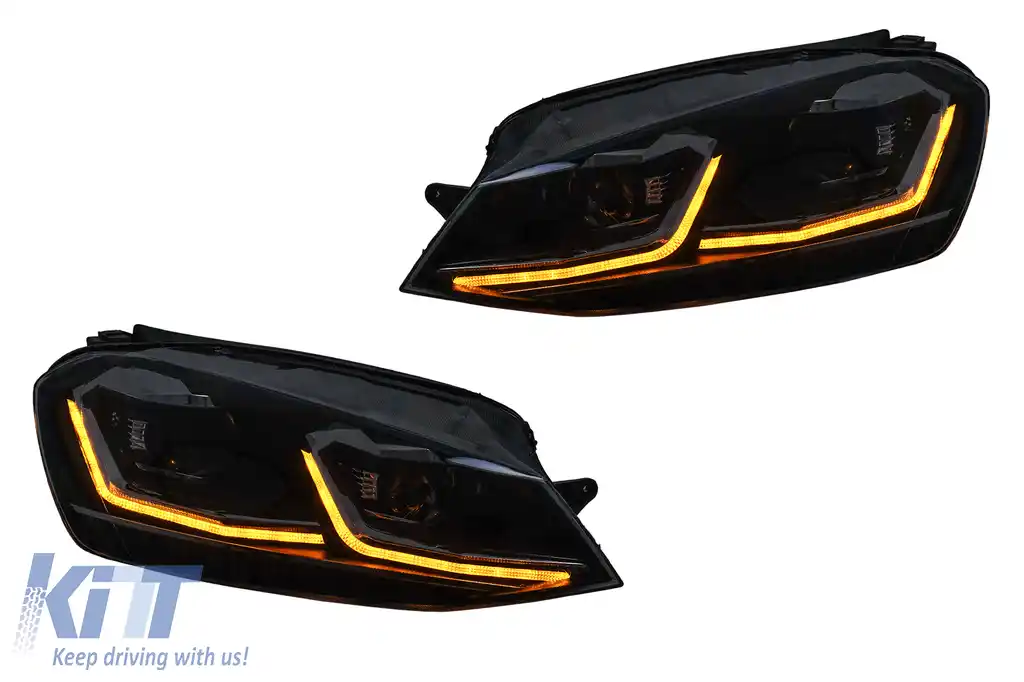 Faruri LED DRL compatibil cu VW Golf 7 VII (2012-2017) Semnal Static-image-6277846