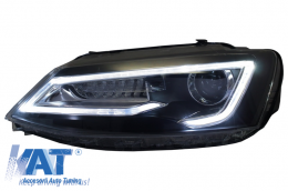 Faruri LED DRL compatibil cu VW Jetta Mk6 VI Non GLI (2011-2017) Semnal Dinamic Secvential Demon Bi-Xenon Design-image-6020976