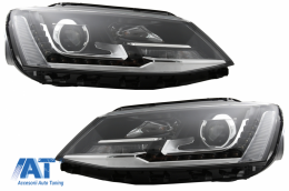 Faruri LED DRL compatibil cu VW Jetta Mk6 VI (2011-2017) GTI OE Design-image-6040577