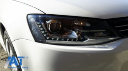 Faruri LED DRL compatibil cu VW Jetta Mk6 VI (2011-2017) GTI OE Design-image-6041245