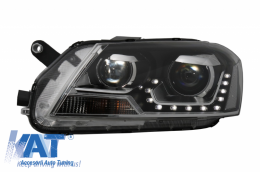 Faruri LED DRL compatibil cu VW Passat 3C B7 (11/2010-10/2014) Negre-image-6033660