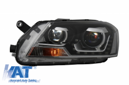 Faruri LED DRL compatibil cu VW Passat 3C B7 (11/2010-10/2014) Negre-image-6033661