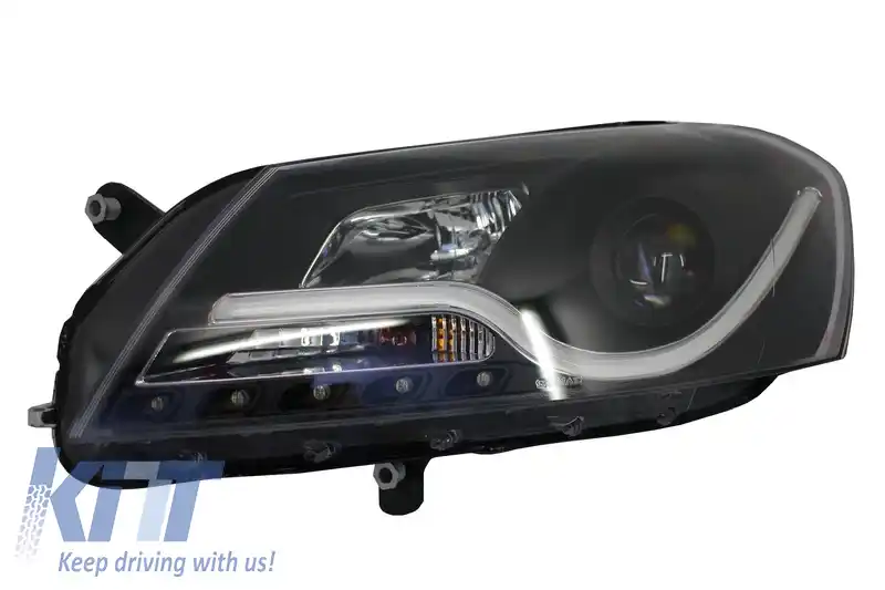 Faruri LED DRL compatibil cu VW Passat B7 (10.2010-10.2014) Negru-image-6017601