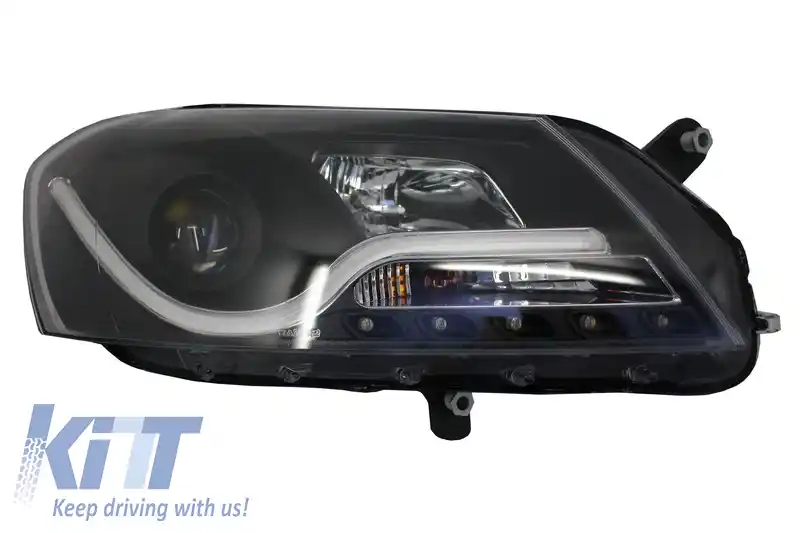 Faruri LED DRL compatibil cu VW Passat B7 (10.2010-10.2014) Negru-image-6017602