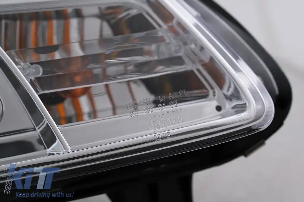 Faruri LED DRL DAYLIGHT compatibil cu VW Touran 1T Caddy (02.2003-10.2006) Crom-image-6105388