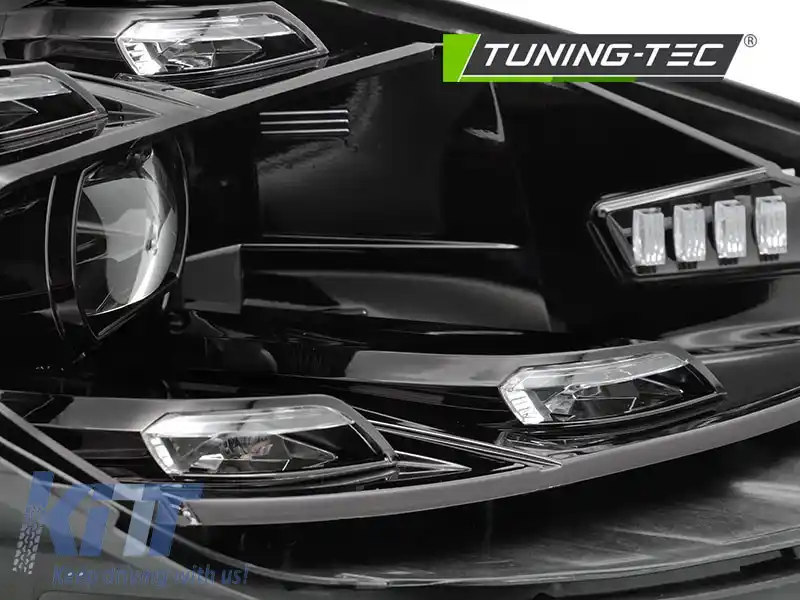 FARURI LED DRL NEGRE potrivite pentru PORSCHE CAYENNE 10-15-image-6270132