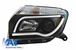 Faruri LED Light Bar compatibil cu Dacia Duster I (2009-2014) TUBE LIGHT Negru-image-6041269