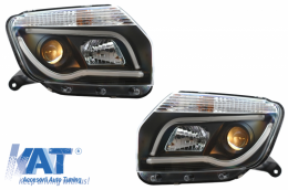 Faruri LED Light Bar compatibil cu Dacia Duster I (2009-2014) TUBE LIGHT Negru-image-6041270