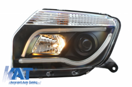 Faruri LED Light Bar compatibil cu Dacia Duster I (2009-2014) TUBE LIGHT Negru-image-6041273