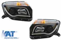 Faruri LED Light Bar compatibil cu Dacia Duster I (2009-2014) TUBE LIGHT Negru-image-6041274