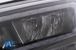 Faruri LED Light Bar compatibil cu Ford Ranger (2015-2020) LHD Negru cu Semnal Dinamic-image-6078839