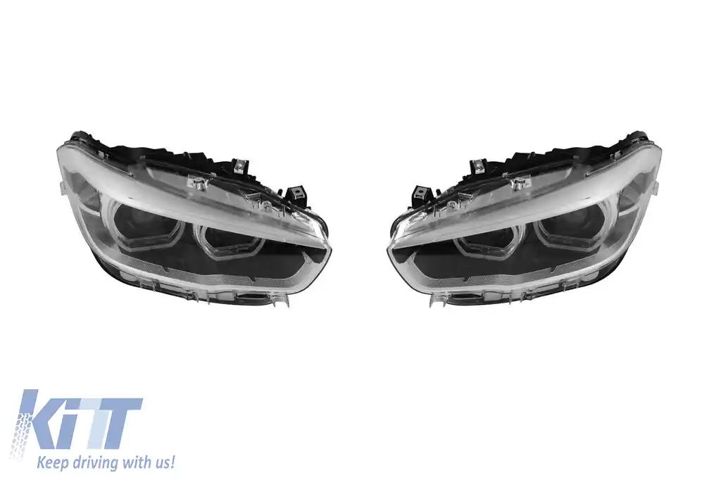 Faruri LED potrivite pentru BMW Seria 1 F20 2016-2019 pentru modelul echipat cu faruri halogen-image-6145316