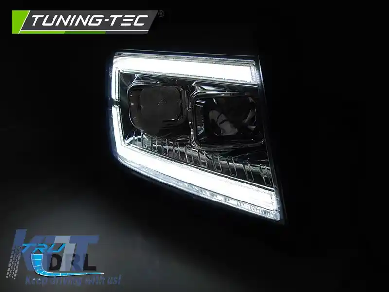 FARURI LED TUB LUMINĂ CHROME DRL SEQ potrivite pentru VW CRAFTER II 2017--image-6269623
