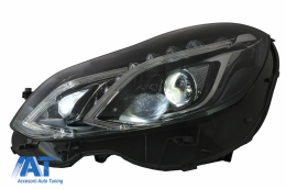 Faruri LED Xenon compatibil cu Mercedes E-Class W212 (2013-2016) Facelift Design-image-6016476
