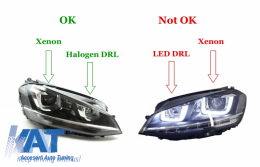 Faruri LEDriving Osram Full LED compatibil cu VW Golf 7 VII (2012-2017) Negru pentru Faruri Xenon si Pozitie Halogen-image-6034664