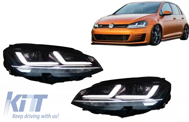 Faruri LEDriving Osram Full LED compatibil cu VW Golf 7 VII (2012-2017) Crom pentru Faruri Xenon si Pozitie Halogen