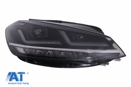 Faruri LEDriving Osram Full LED compatibil cu VW Golf 7.5 VII Facelift (2017-2020) pentru halogen cu Semnal Dinamic-image-6074751