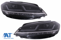 Faruri LEDriving Osram Full LED compatibil cu VW Golf 7.5 VII Facelift (2017-2020) pentru halogen cu Semnal Dinamic-image-6074752