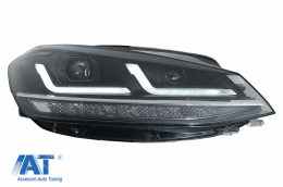 Faruri LEDriving Osram Full LED compatibil cu VW Golf 7.5 VII Facelift (2017-2020) pentru halogen cu Semnal Dinamic-image-6074754