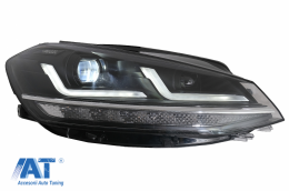 Faruri LEDriving Osram Full LED compatibil cu VW Golf 7.5 VII Facelift (2017-2020) pentru halogen cu Semnal Dinamic-image-6074757