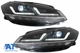 Faruri LEDriving Osram Full LED compatibil cu VW Golf 7.5 VII Facelift (2017-2020) pentru halogen cu Semnal Dinamic-image-6074758