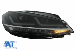 Faruri LEDriving Osram Full LED compatibil cu VW Golf 7.5 VII Facelift (2017-2020) pentru halogen cu Semnal Dinamic-image-6074762