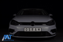 Faruri LEDriving Osram Full LED compatibil cu VW Golf 7.5 VII Facelift (2017-2020) pentru halogen cu Semnal Dinamic-image-6074769