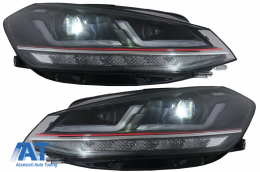 Faruri LEDriving Osram Full LED compatibil cu VW Golf 7.5 VII Facelift (2017-2020) GTI pentru halogen cu Semnal Dinamic-image-6075264