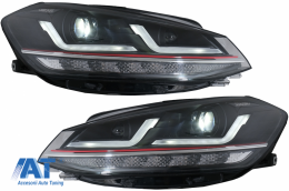 Faruri LEDriving Osram Full LED compatibil cu VW Golf 7.5 VII Facelift (2017-2020) GTI pentru halogen cu Semnal Dinamic-image-6075268