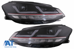 Faruri LEDriving Osram Full LED compatibil cu VW Golf 7.5 VII Facelift (2017-2020) GTI pentru halogen cu Semnal Dinamic-image-6075278