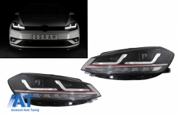 Faruri LEDriving Osram Full LED compatibil cu VW Golf 7.5 VII Facelift (2017-2020) GTI pentru halogen cu Semnal Dinamic-image-6075302
