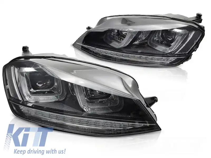 image-13-FARURI LUMINI SEQ NEGRU CU LINIE NEAGRA potrivit pentru VW GOLF 7 13-17