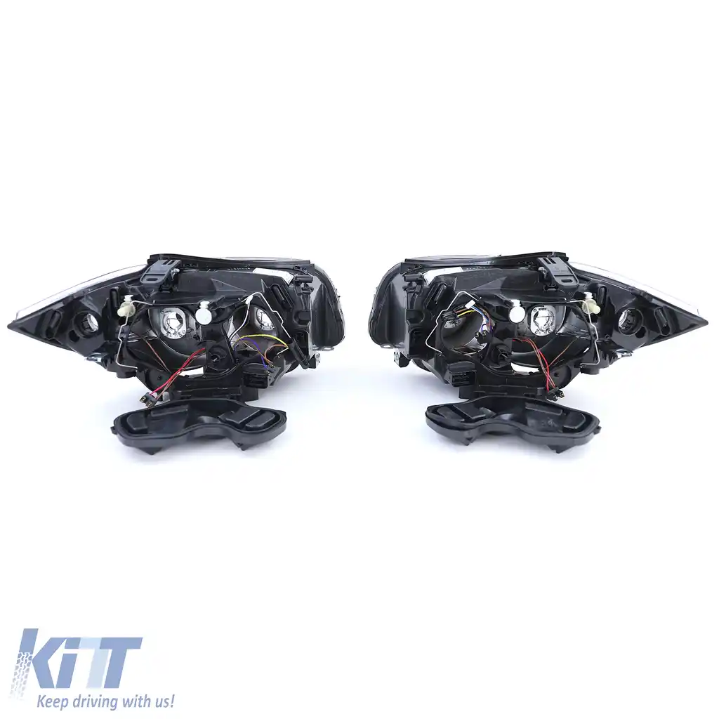 Faruri negre H7 H7 pereche potrivite pentru BMW E81 E82 E87 E88 din 04-image-6190392