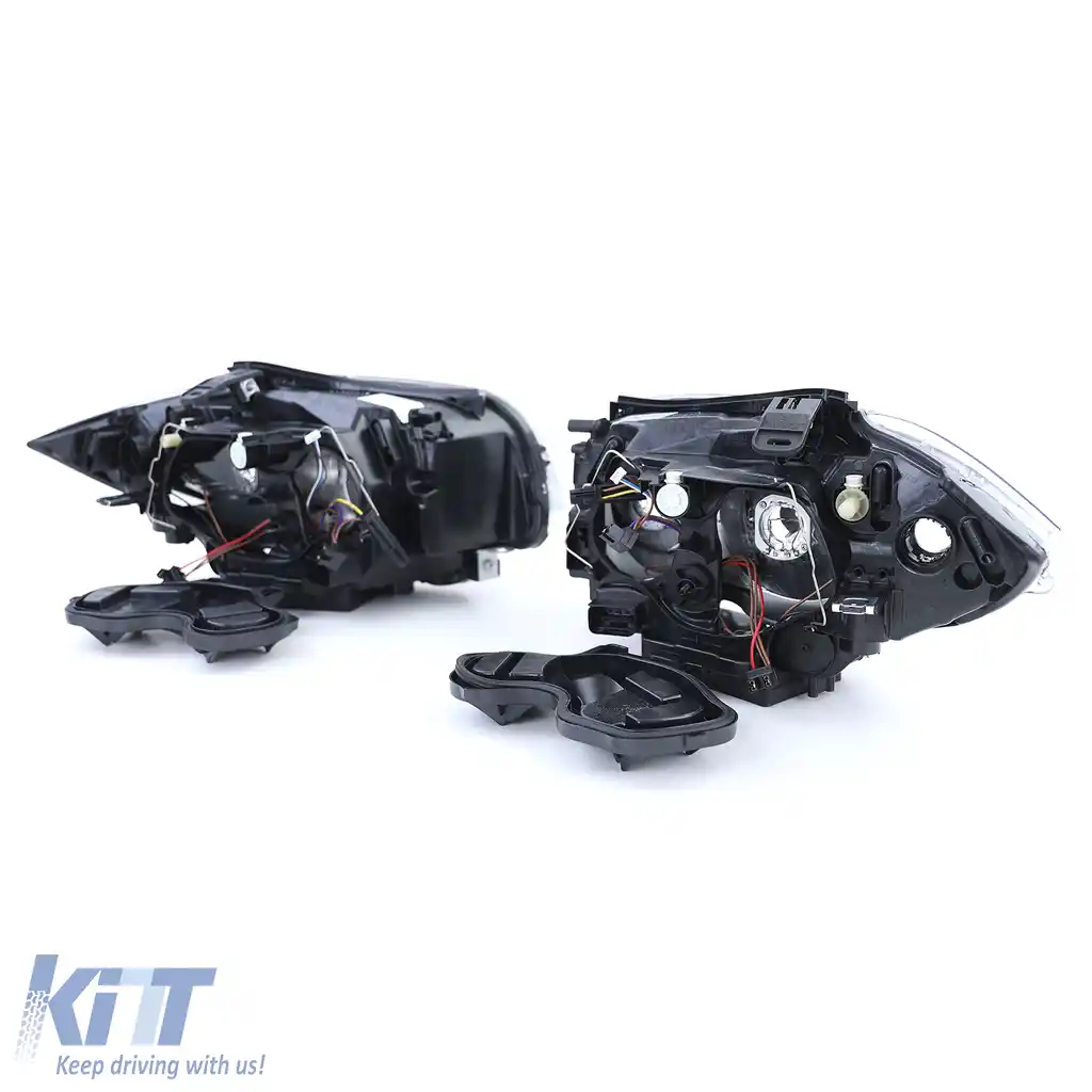 Faruri negre H7 H7 pereche potrivite pentru BMW E81 E82 E87 E88 din 04-image-6190394